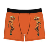 Cocky Cowboy Men's Boxer Briefs – Orange