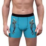 Cocky Cowboy Men's Boxer Briefs – Turquoise