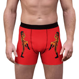 Cocky Cowboy Men's Boxer Briefs – Bright Red