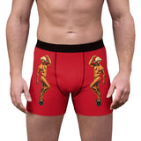 Cocky Cowboy Men's Boxer Briefs – Red