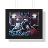 Adventures of the Cocky Cowboy – Homoerotic Art – Framed Horizontal Poster