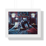 Adventures of the Cocky Cowboy – Homoerotic Art – Framed Horizontal Poster