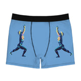 Cocky Cowboy Men's Boxer Briefs – Light Blue