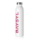 Slim Water Bottle with Stylish Design, Eco-Friendly Hydration, Fitness Gift, Reusable Drinkware, Gym Accessory