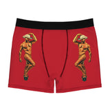 Cocky Cowboy Men's Boxer Briefs – Red