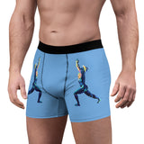 Cocky Cowboy Men's Boxer Briefs – Light Blue