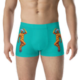 Cocky Cowboy Boxer Briefs – Teal