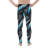 Urban Instinct – Men’s Leggings by HARD NEW YORK – Blue Wave