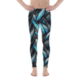 Urban Instinct – Men’s Leggings by HARD NEW YORK – Blue Wave