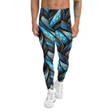 Urban Instinct – Men’s Leggings by HARD NEW YORK – Blue Wave