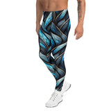 Urban Instinct – Men’s Leggings by HARD NEW YORK – Blue Wave