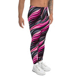 Urban Instinct – Men’s Leggings by HARD NEW YORK – Pink Wave