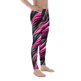 Urban Instinct – Men’s Leggings by HARD NEW YORK – Pink Wave