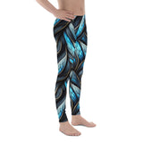 Urban Instinct – Men’s Leggings by HARD NEW YORK – Blue Wave