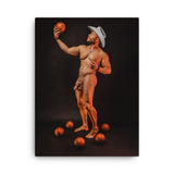Cocky and the Balls – Homoerotic Art Print on Canvas