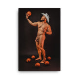 Cocky and the Balls – Homoerotic Art Print on Canvas