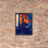 Cocky Cowboy by Maxwell Alexander – Homoerotic Art – Framed Poster