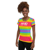 HARD NEW YORK PRIDE Women's Athletic T-shirt