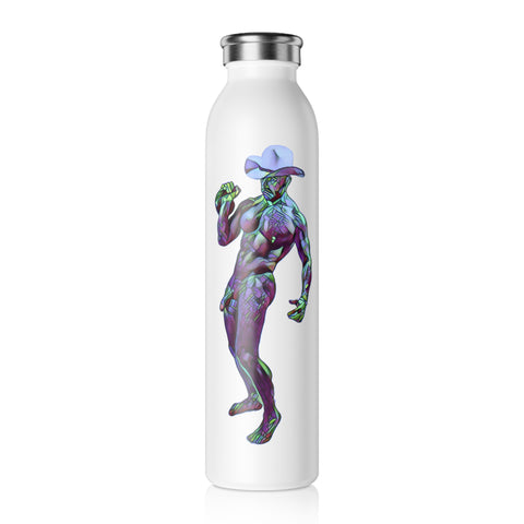 Cocky Cowboy by Maxwell Alexander –  Slim Water Bottle
