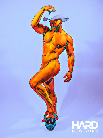 Homoerotic Art Print by Maxwell Alexander -  from [store] by HARD NEW YORK - cock, cock ring, fine art, gay, gay art, gay artist, gay cock, gay cock ring, gay men, homoerotic, homoerotic art, lgbt art, LGBTQ, LGBTQ art, LGBTQI, male, male body, male boudoir, male butt, maxwell alexander, maxwell alexander naked, muscle, naked, naked male, nude, nude cowboy, nude male, nude male photography, photo print, Pride, queer, queer art